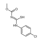 methyl N-[(4-chlorophenyl)carbamothioyl]carbamate结构式