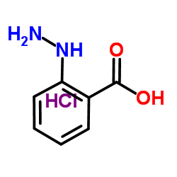 2-Hydrazinobenzoic acid hydrochloride structure