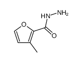2-Furancarboxylicacid,3-methyl-,hydrazide(9CI)结构式