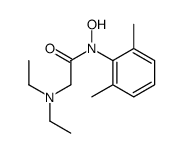 2-(diethylamino)-N-(2,6-dimethylphenyl)-N-hydroxyacetamide结构式