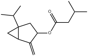 Butanoic acid, 3-methyl-, 4-methylene-1-(1-methylethyl)bicyclo[3.1.0]hex-3-yl ester结构式