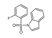 1-(2-fluorophenyl)sulfonylindole Structure
