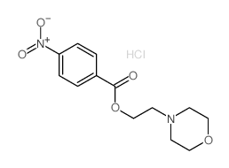 2-morpholin-4-ylethyl 4-nitrobenzoate Structure