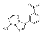 9-(3-nitrophenyl)purin-6-amine Structure