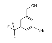 [3-amino-5-(trifluoromethyl)phenyl]methanol结构式