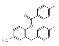 [2-[(4-chlorophenyl)methyl]-4-methyl-phenyl] 4-chlorobenzoate picture