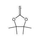 4,4,5,5-Tetramethyl-1,3-dioxolan-2-thion Structure