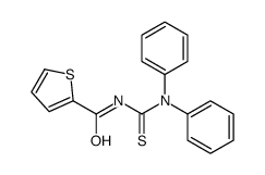 N-(diphenylcarbamothioyl)thiophene-2-carboxamide结构式