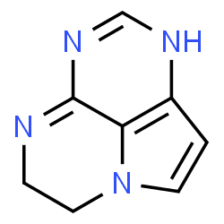 1H-Pyrrolo[3,2,1-de]pteridine,5,6-dihydro-(9CI) structure