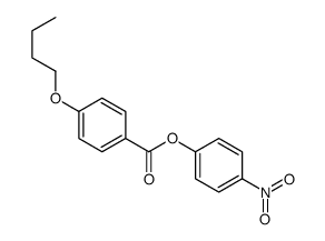 (4-nitrophenyl) 4-butoxybenzoate Structure