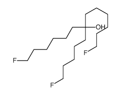 1,13-difluoro-7-(5-fluoropentyl)tridecan-7-ol structure