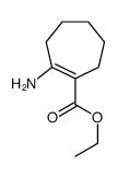 ethyl 2-aminocycloheptene-1-carboxylate结构式