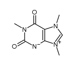 1,7,9-trimethylxanthinium betaine Structure