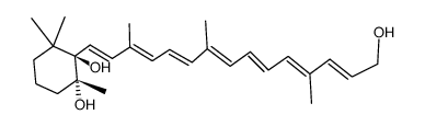 (5R,6R)-10'-apo-β-carotene-5,6,10'-triol结构式