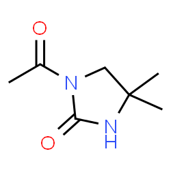2-Imidazolidinone 1-acetyl-, 4,4-dimethyl- (7CI)结构式