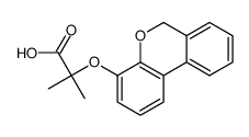 2-(6H-benzo[c]chromen-4-yloxy)-2-methylpropanoic acid结构式