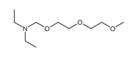 N-ethyl-N-[2-(2-methoxyethoxy)ethoxymethyl]ethanamine结构式
