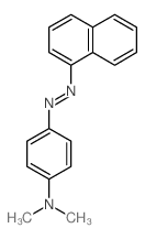 Benzenamine,N,N-dimethyl-4-[2-(1-naphthalenyl)diazenyl]-结构式