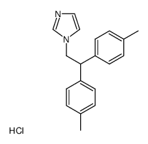 1-(2,2-Di-p-tolyl-ethyl)-1H-imidazole; hydrochloride结构式