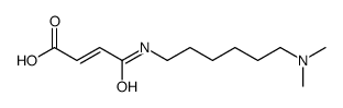 4-[6-(dimethylamino)hexylamino]-4-oxobut-2-enoic acid Structure