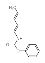 Carbamicacid, 1,3-pentadienyl-, phenyl ester, (E,E)- (9CI)结构式