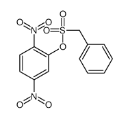 (2,5-dinitrophenyl) phenylmethanesulfonate结构式