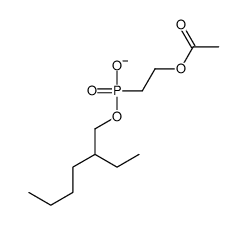 2-acetyloxyethyl(2-ethylhexoxy)phosphinate结构式