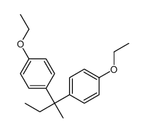 1-ethoxy-4-[2-(4-ethoxyphenyl)butan-2-yl]benzene结构式