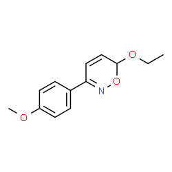 6-Ethoxy-3-(4-methoxyphenyl)-6H-1,2-oxazine Structure