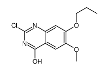2-chloro-6-methoxy-7-propoxy-1H-quinazolin-4-one结构式