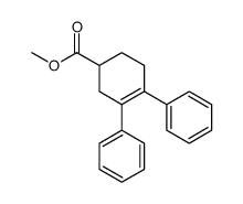 methyl 3,4-diphenylcyclohex-3-ene-1-carboxylate结构式