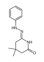 4,4-Dimethyl-6-(phenyl-hydrazono)-piperidin-2-one Structure