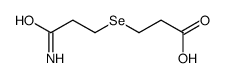 3-(3-amino-3-oxopropyl)selanylpropanoic acid Structure