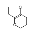 5-chloro-6-ethyl-3,4-dihydro-2H-pyran Structure