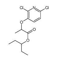 pentan-3-yl 2-(2,6-dichloropyridin-3-yl)oxypropanoate结构式