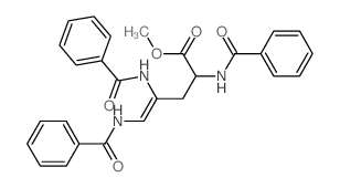 4-Pentenoic acid,2,4,5-tris(benzoylamino)-, methyl ester Structure