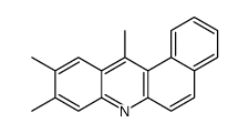 9,10,12-Trimethylbenz[a]acridine结构式