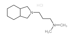 2H-Isoindole-2-propanamine,octahydro-N,N-dimethyl-, hydrochloride (1:2) Structure