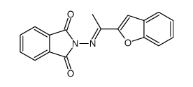 2-[1-(1-benzofuran-2-yl)ethylideneamino]isoindole-1,3-dione Structure