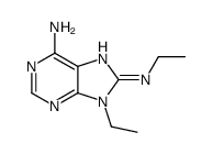 9H-Purine-6,8-diamine,N8,9-diethyl-(9CI)结构式