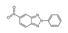2-phenyl-5-nitrobenzotriazole Structure