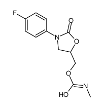 [3-(4-fluorophenyl)-2-oxo-1,3-oxazolidin-5-yl]methyl N-methylcarbamate Structure