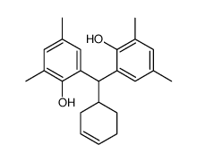 2-[cyclohex-3-en-1-yl-(2-hydroxy-3,5-dimethylphenyl)methyl]-4,6-dimethylphenol结构式