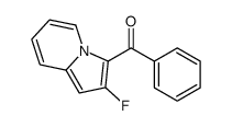 (2-fluoroindolizin-3-yl)-phenylmethanone结构式