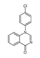 1-(4-chloro-phenyl)-1H-quinazolin-4-one Structure