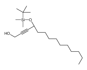 (4R)-4-[tert-butyl(dimethyl)silyl]oxytetradec-2-yn-1-ol Structure