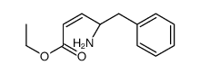 ethyl (4R)-4-amino-5-phenylpent-2-enoate结构式