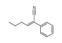 2-phenyl-hex-2-enenitrile结构式