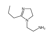 2-(2-propyl-4,5-dihydroimidazol-1-yl)ethanamine结构式