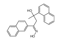 4-hydroxyimino-2-naphthalen-1-yl-4-naphthalen-2-ylbutan-2-ol Structure